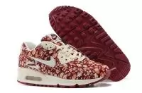 2019U nike air max 90 jogging femme mode chaussures hot sale 8788 rouge